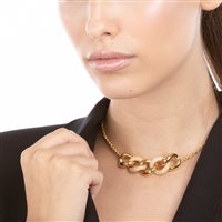 Collar Fraleoni Mujer in Plata CL.LILY GOLD NERO - CL.LILY GOLD NERO